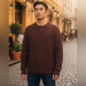 Eddie Bauer Ribbed Crew Neck Sweater